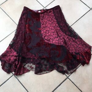 Vintage NWT silk skirt